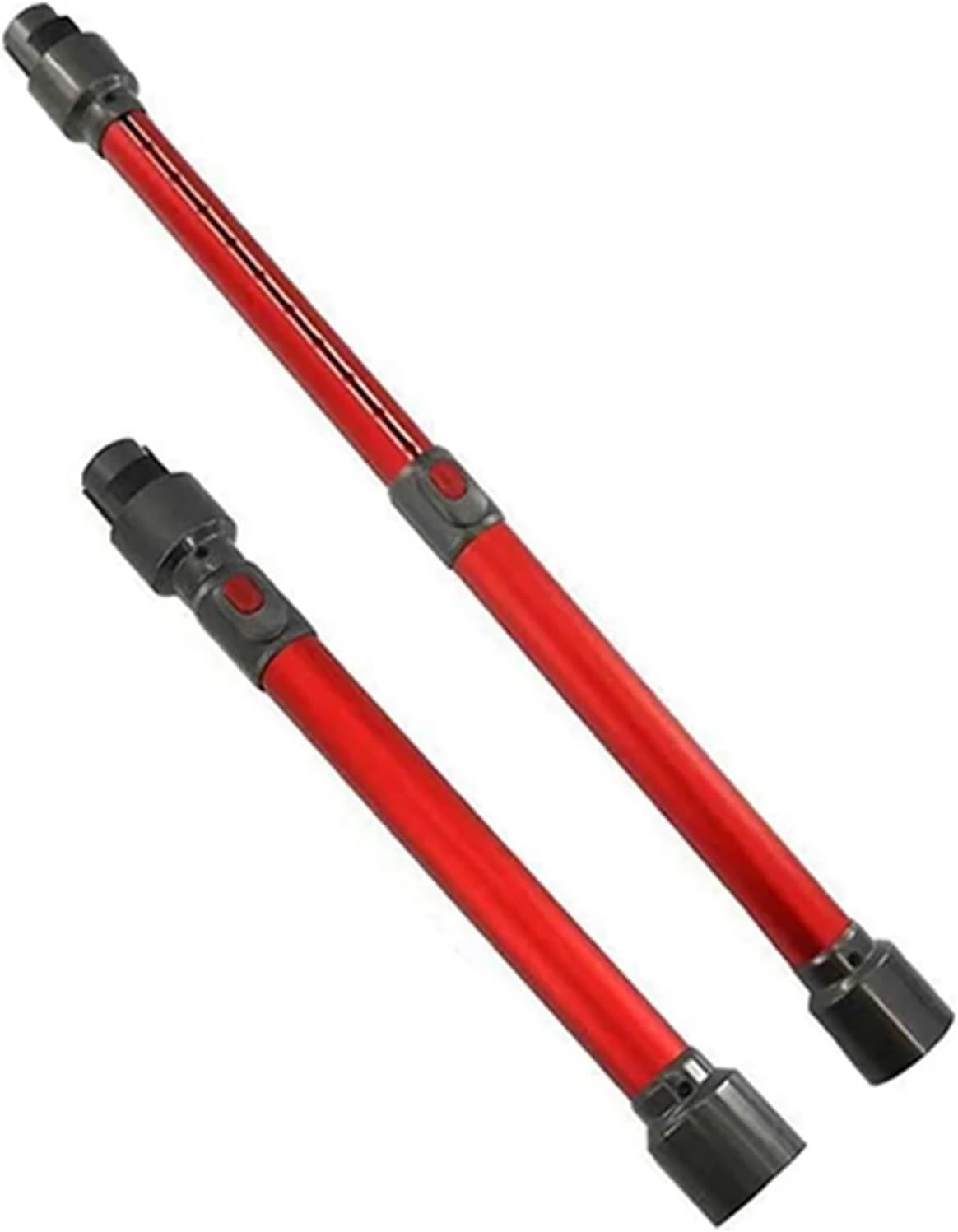Replacement Adjustable Extension Tube Telescopic,Compatible For Dyson, V7 V8 V10 V11 V15 SV10 SV11 Cordless Vacuum Cleaner(Red)