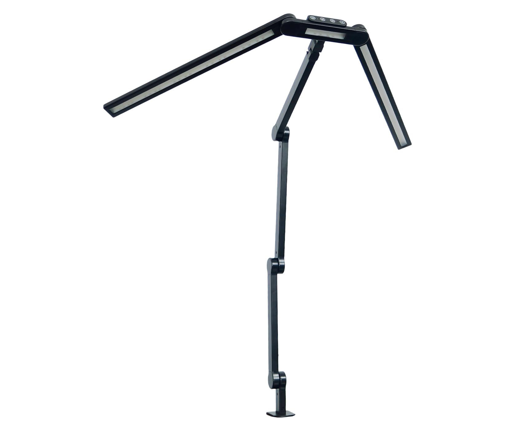 HDWR LumixDesk-04 LED-Schreibtischlampe mit Klemme, 1550 Lumen, dimmbar | Temperatur- und Helligkeitsregelung, Klemmmontage am Schreibtisch, für Büro und Homeoffice