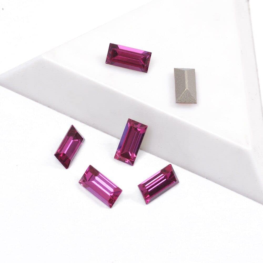 Fuchsia Color Strass Best Fancy Rhinestone Nail On Rhinestones Popular Glitter Stones for DIY Nails Art Gems
