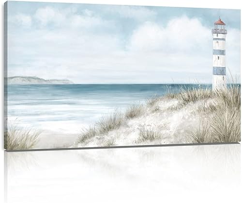 Miniatura 10 de Kunstorner Arte de pared para bicicleta, lienzo de playa, lienzo de bicicleta, decoración de pared, bicicleta, bicicleta junto al mar, impresión en