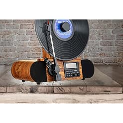 Platine vinyle verticale avec haut-parleur USB Bluetooth DAB+ radio télécommande | Système de musique rétro nostalgie | Système compact | Chaîne stéréo | Système rétro vintage | Tourne-disque – Image 4