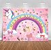 Pink Rainbow Unicorn Theme Photography Backdrops Girls 16 Happy 18 Dream Crazy Big Birthday Decor Sweet Colorful Photo Background Vinyl Children Baby Shower Supplies Party Banner Photo Booth 5x3ft