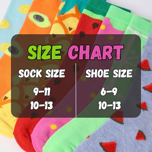 Image of Tipi Toe Women's Fun Patterned Dress Socks, 12-Pack Lightweight Colorful Crew Socks, Casual Novelty Assorted Designs