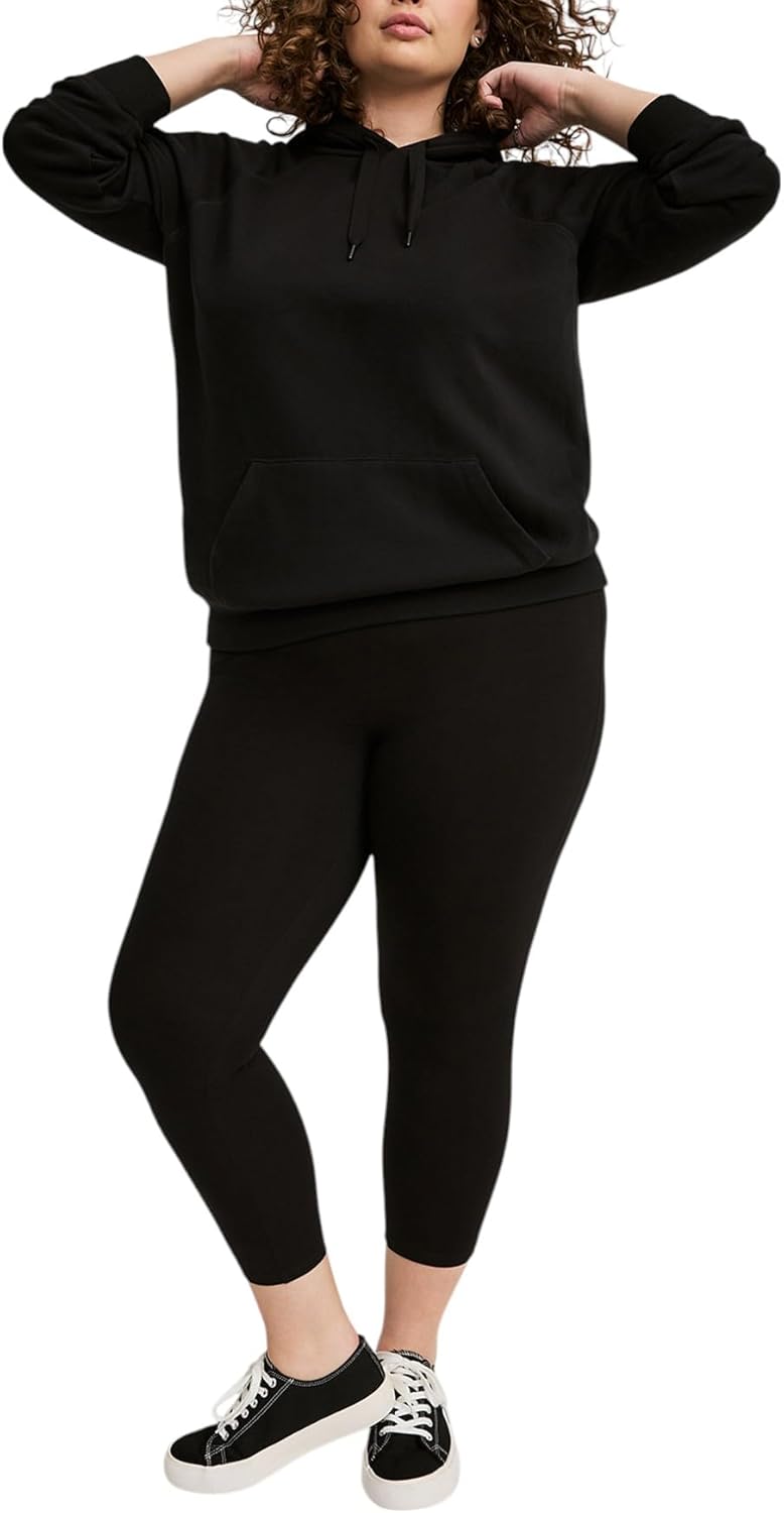 Torrid Women's Plus Size Leggings - Crop Comfort Legging