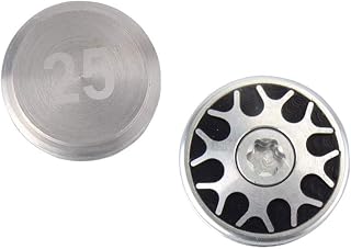 Stroke Lab Putter Weights (2PCS) - Selectable 5g/10g/15g/20g/25g/30g/35g, Black/Silver Stainless Steel, 0.795" Diameter