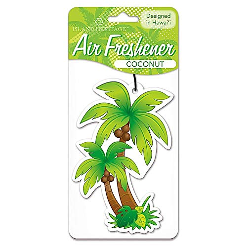 Welcome to the Islands Automobile Car Air Freshner Palm Tree Coconut Scent 2 Packs