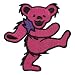 Application Dancing Bear Pink Patch