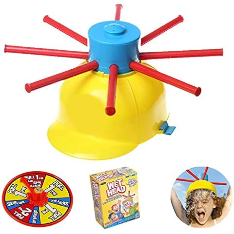 Water Roulette Wet Head Game Multicoloured Wet Hat Multicoloured Water Toy Wet Head Hat Funny Roulette Prank Family Games for Friends Collecting Games, Family Games, Improve Relationships Cover