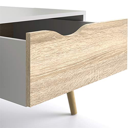 Tvilum Diana Coffee Table, White Oak #TOP4