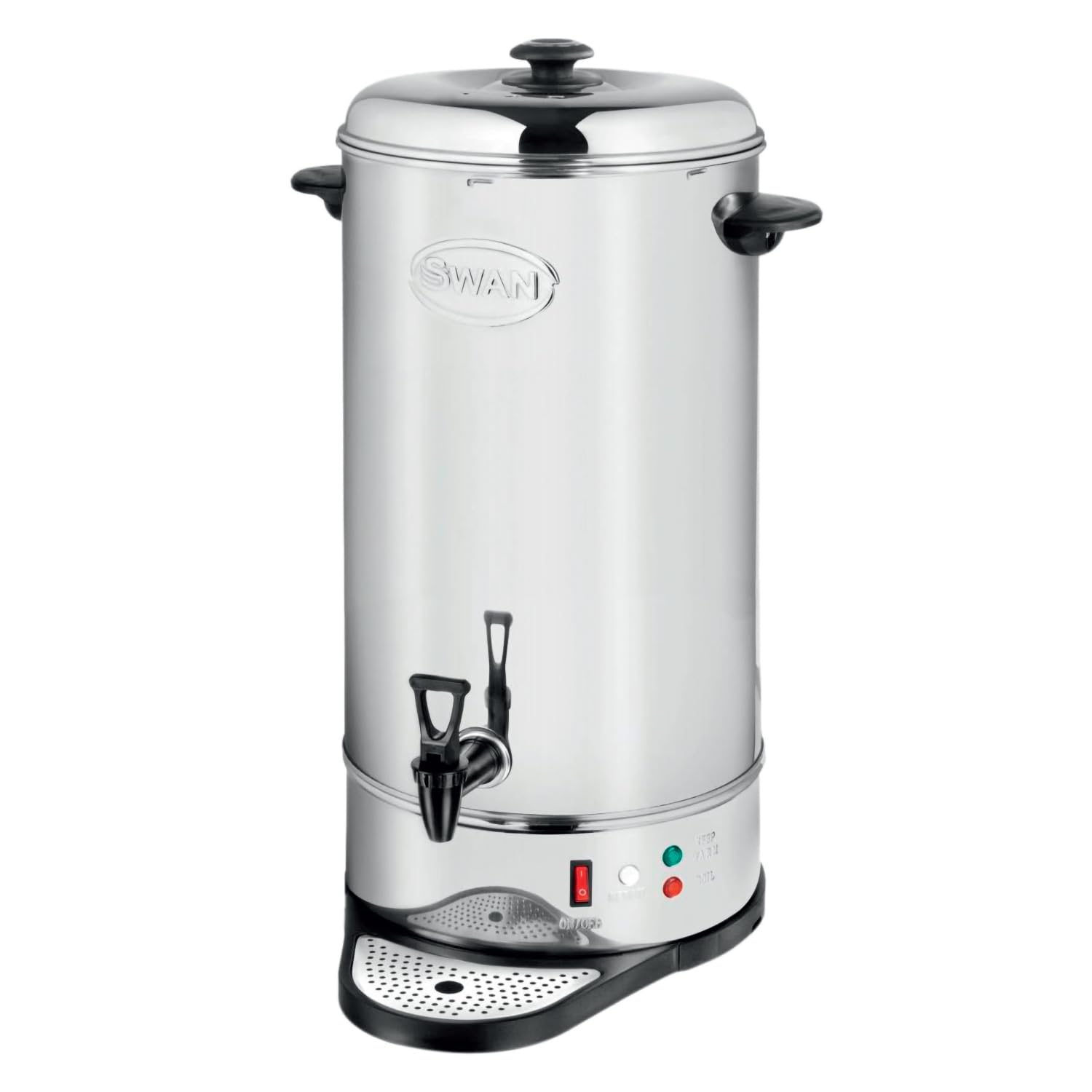 Swan SWU26L Catering Urn with Automatic Temperature Control, Drip Tray, 26L, 2500W, Stainless Steel