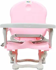 Maxi Baby Cadeira De Alimentação Portátil P/Bebê Zip (Rosa)