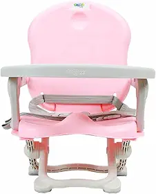 Maxi Baby Cadeira De Alimentação Portátil P/Bebê Zip (Rosa)