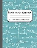  Graph Paper Composition Notebook: Quad Ruled 4x4, Grid Paper ( 110 Pages, 8.5 x 11) A graphing notebook for students and teacher in Math and Science Green and Gray