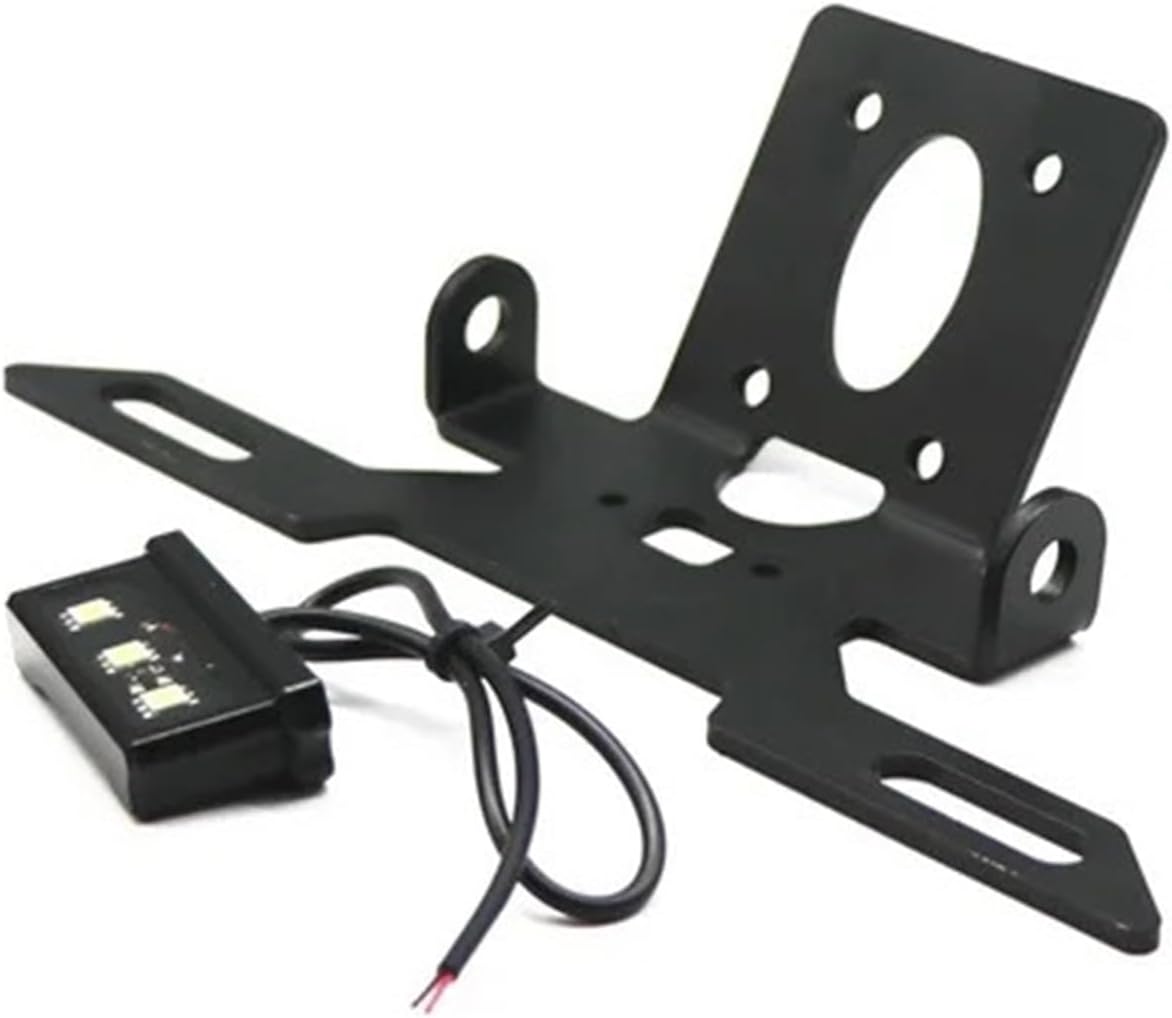 FIt for Number Plate Motorcycle lamp License Number Plate Frame Holder Bracket YZF R6 YZF-R6 2017 2018 2019 2020