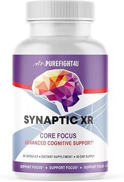 Synaptic XR Core Focus Advanced Cognitive Support, Dietary Supplement, Boost Cognitive Performance | 60 Capsules