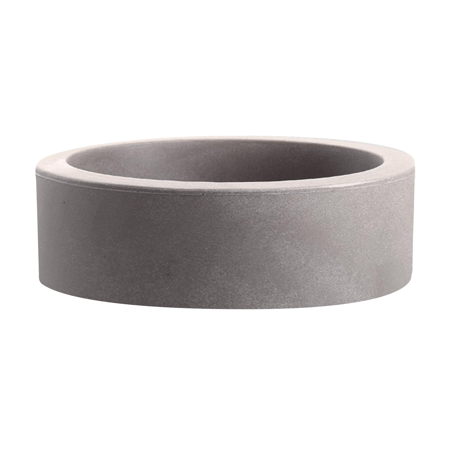 Hydroflora Nicoli Echo Vaso In Plastica Riciclata | Diametro 35 Cm, Altezza 42 Cm | Colore Grigio Cenere Opaco, Per Esterno E Interno - 5