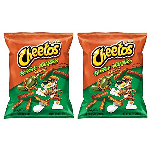 Image of Cheetos Cheddar Jalapeno Crunchy Chester Cheetah, 2 x 226.8 g