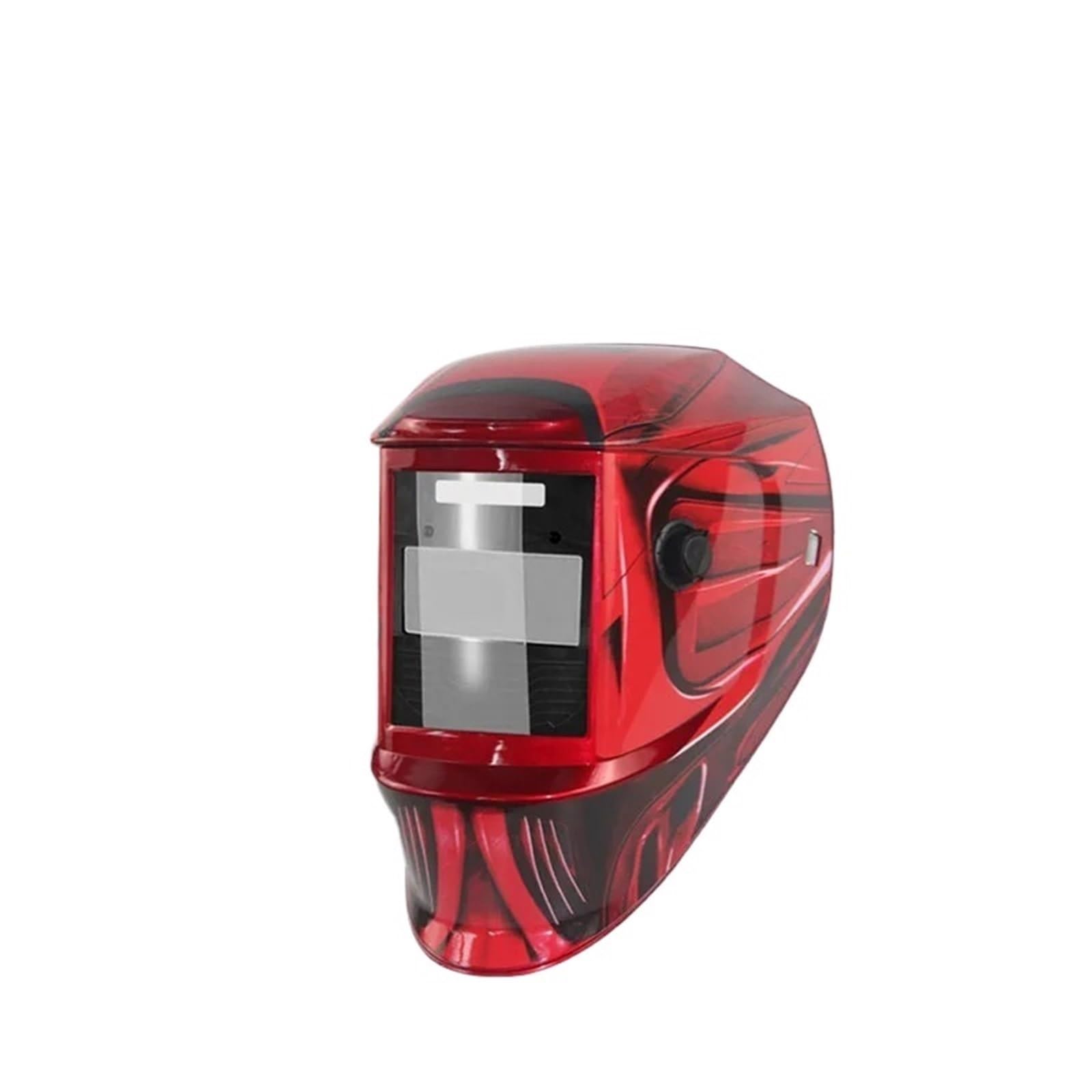 Careta Soldar Automatica,Mascara Soldar Máscara de soldadura con oscurecimiento automático solar, vista amplia, color verdadero, casco(True color)