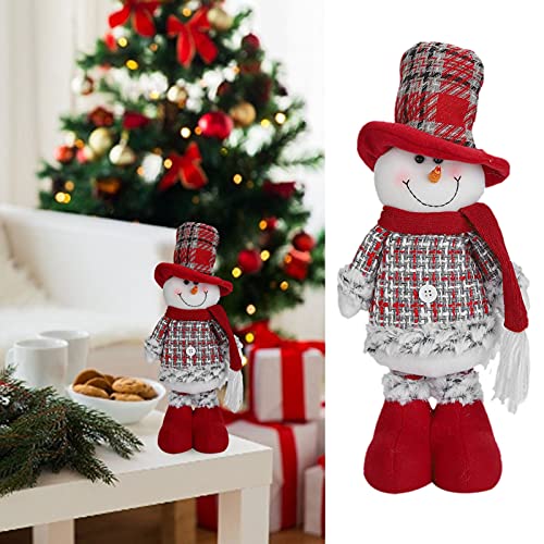 Pelúcia de Natal, decorações de boneco de neve Projeto escalável Material de flanela 12 cm / 4,7 em