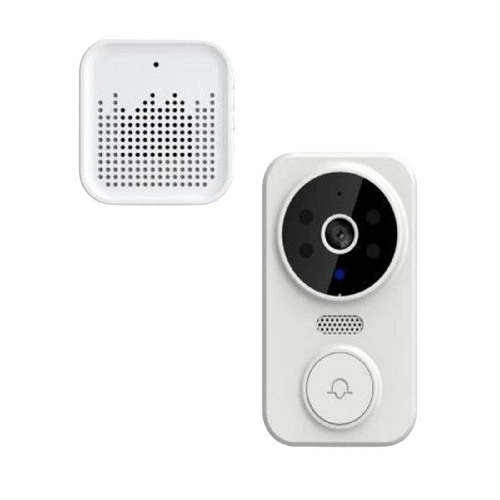 Wireless Doorbell Camera Two Way Calls App Control WiFi Doorbell Door Chime White-image-27