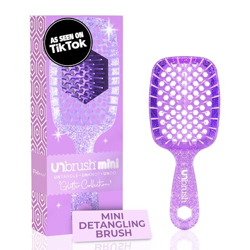 FHI Heat UNbrush Mini Detangler Brush for Pain-Free Brushing on A...