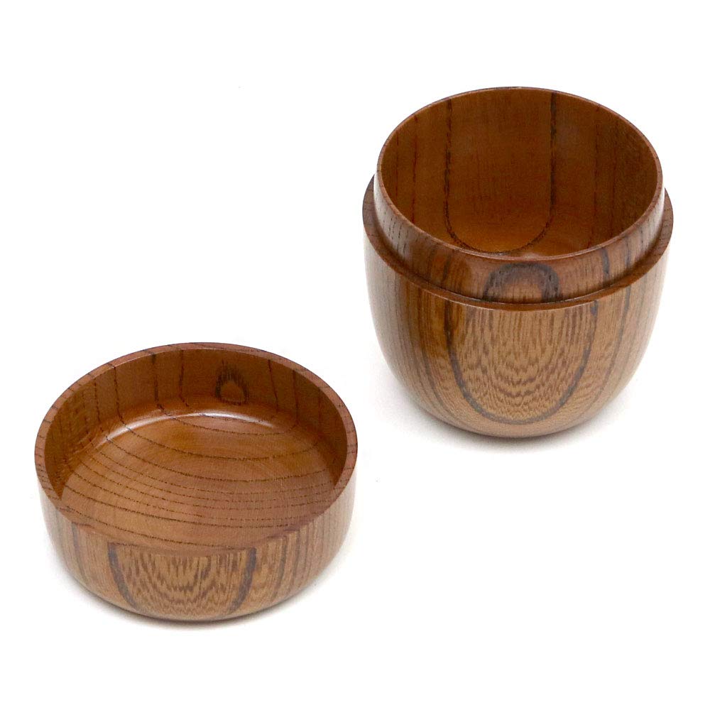Amazon | 芳香園 茶道具 棗 茶器 なつめ 中棗 欅 拭漆 黒川清峰作 木製 