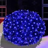 HISHINY 100 LED Blue Net Lights