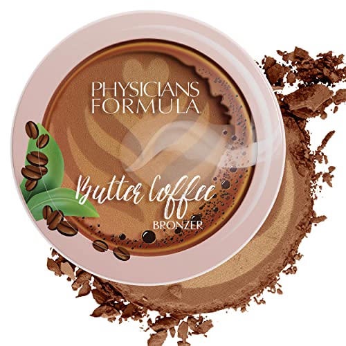 Physicians Formula Murumuru Butter Cheat Day Donut Bronzer, Lightweight, Cruelty-Free, For Sensitive Skin, Dark Shimmer Cream Bronzer, 0.38Oz, Latte