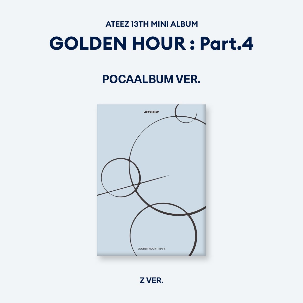 A-TEEZ - 13° mini album [GOLDEN HOUR Part.4] "Adrenaline" POCAALBUM (versione casuale)
