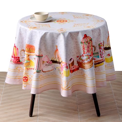 Maison d' Hermine Table Cloth Round Table 100% Combed Cotton 70" Diameter
