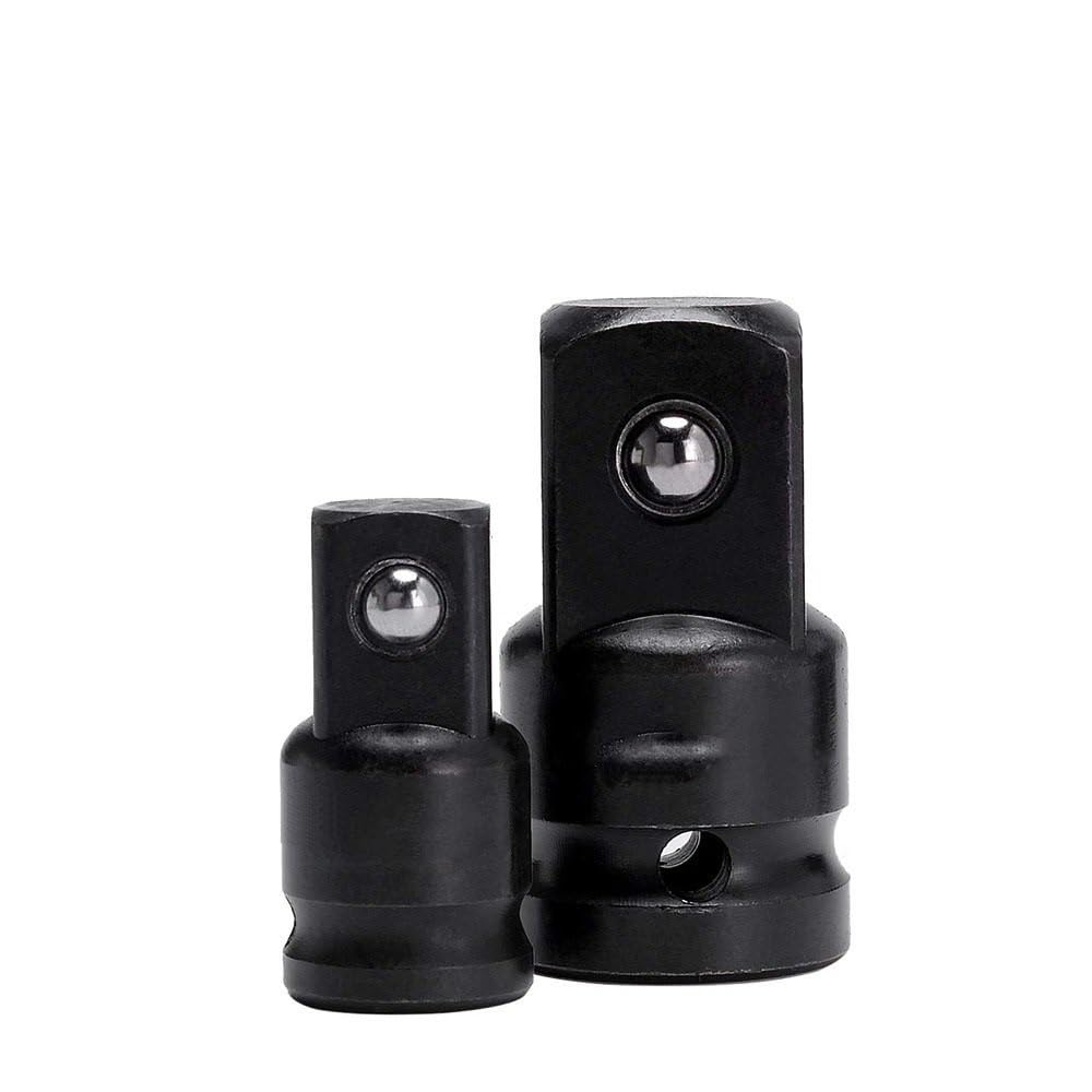 6 szt. Klucz nasadowy 1/4 1/2 3/8 3/4 Zestaw kluczy grzechotkowych pneumatycznych Adapter tulejowy Zestaw przedłużek