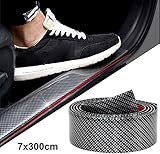 [GUTE KOMPATIBILITÄT]: Gummi-Türstoßstangenschutzstreifen können sich frei verformen und frei einklemmen. Es kann sich an die Krümmung des Autos anpassen, kann frei gebogen werden, zerstörungsfreie Installation, Fahrzeugluftdichtheit und Staub-, Wasser- und Schalldämmung verbessern.