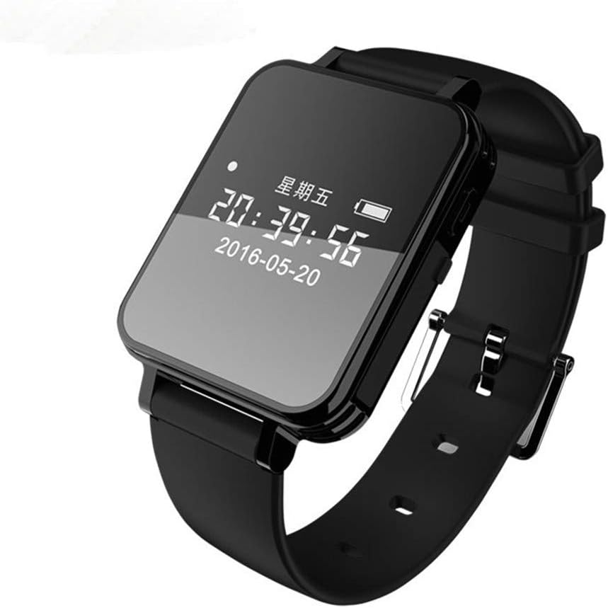 Yaergor Digital Voice Recorders Wrist Watch Wristband Business Audio Recording Dictaphone MP3 Long Battery Life Sound Recorder (16GB)