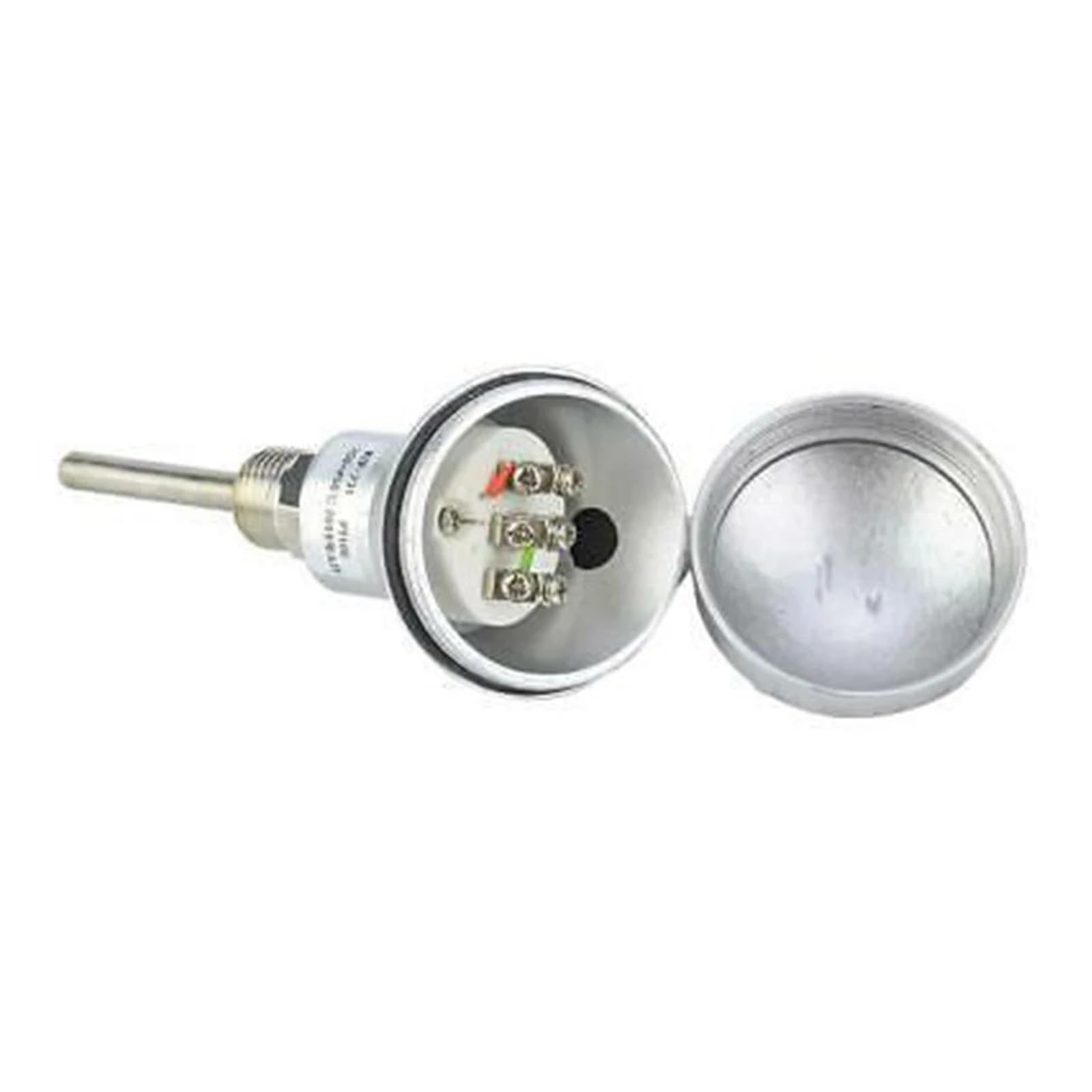 JJKKOZVQF 1pcs PT100 Thermocouple Temperature Sensor Probe With M20x1.5 Thread 304 Stainless Steel Terminal Head(250mm)