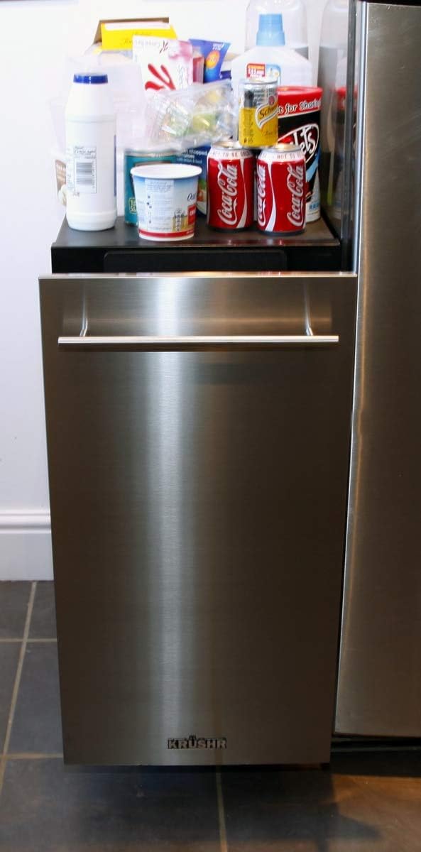 Krushr K015DOOR 15 Door For 15 Trash Compactor: Stainless Steel (Handle Located in the Packaging on the Bottom of the Styrofoam)