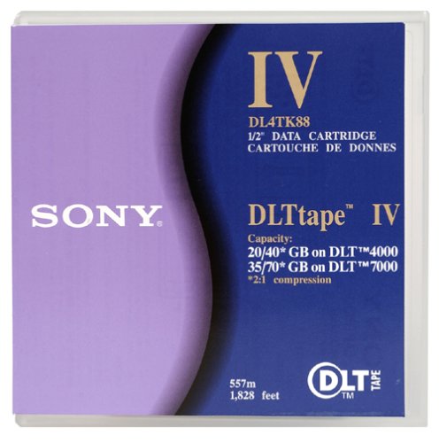 Sony DL4TK88 Digital Linear Tape Cartridge 20/35 GB (1-Pack) (Discontinued by Manufacturer)