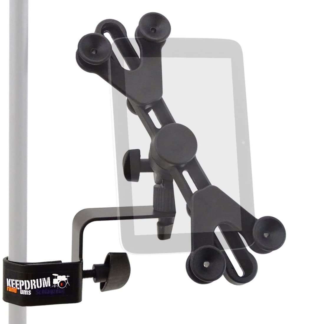 keepdrum iPH02 Tablet-PC Halterung + MS138 Gelenkarm-Tisch-Stativ