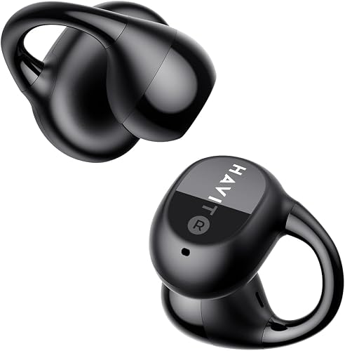 havit OWS916 Offene Ohr-Kopfhörer, leicht, bequem, Clip-On-Ohrhörer, kabellose S