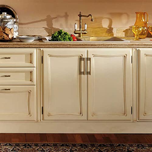 Goo-Ki Vintage Brass Drawer Handles 5 In (128Mm) Or 6-1/4 In (160Mm) Hole Centers,6-Pack Antique Bronze Solid Cabinet Handles 1816-128-Gt #TOP4