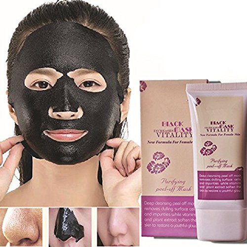 Blackhead Remover Mask Bamboo Charcoal Deep Cleansing Acne Black Mud Face Mask Blackhead Peel-off Mask (TT1092)