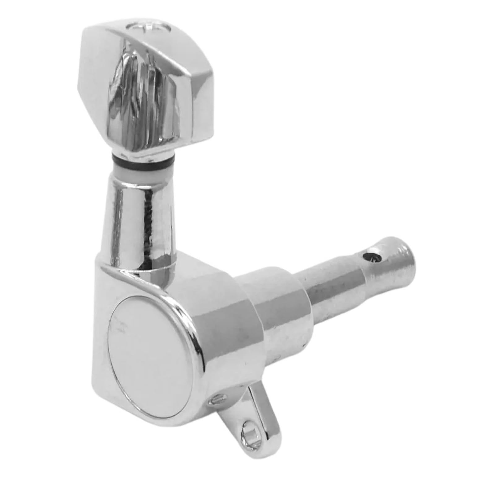 Stimmwirbel for Gitarrensaiten aus Metall, 3L3R-Konfiguration, Maschinenkopf-Knopf-Tuner, völlig geschlossene, verriegelbare Stimmwirbel, Akustik(Gold 3R3L)