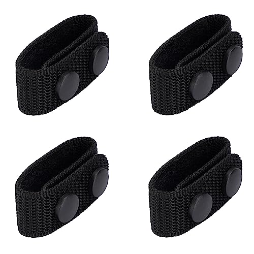 TACNEX Duty Belt Keepers w/Loop Liner Nylon Utility Belt Stays Holder Tactical Belt Retainer for 1.75" Wide Belt 4PCS by TACNEX - Image 3