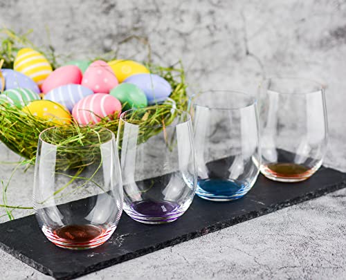 Riedel Happy O Weinglas Set, 4 Stück in verschiedenen Farben