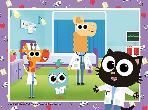 Ravensburger Milo Jigsaw Puzzles for Kids Age 3 Years Up - 4 in a Box (12, 16, 20, 24 Pieces), 19 x 14 cm - Image 2
