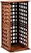 dobar 29097 FSC Chimenea Madera Estante de Madera para Interior y Exterior...