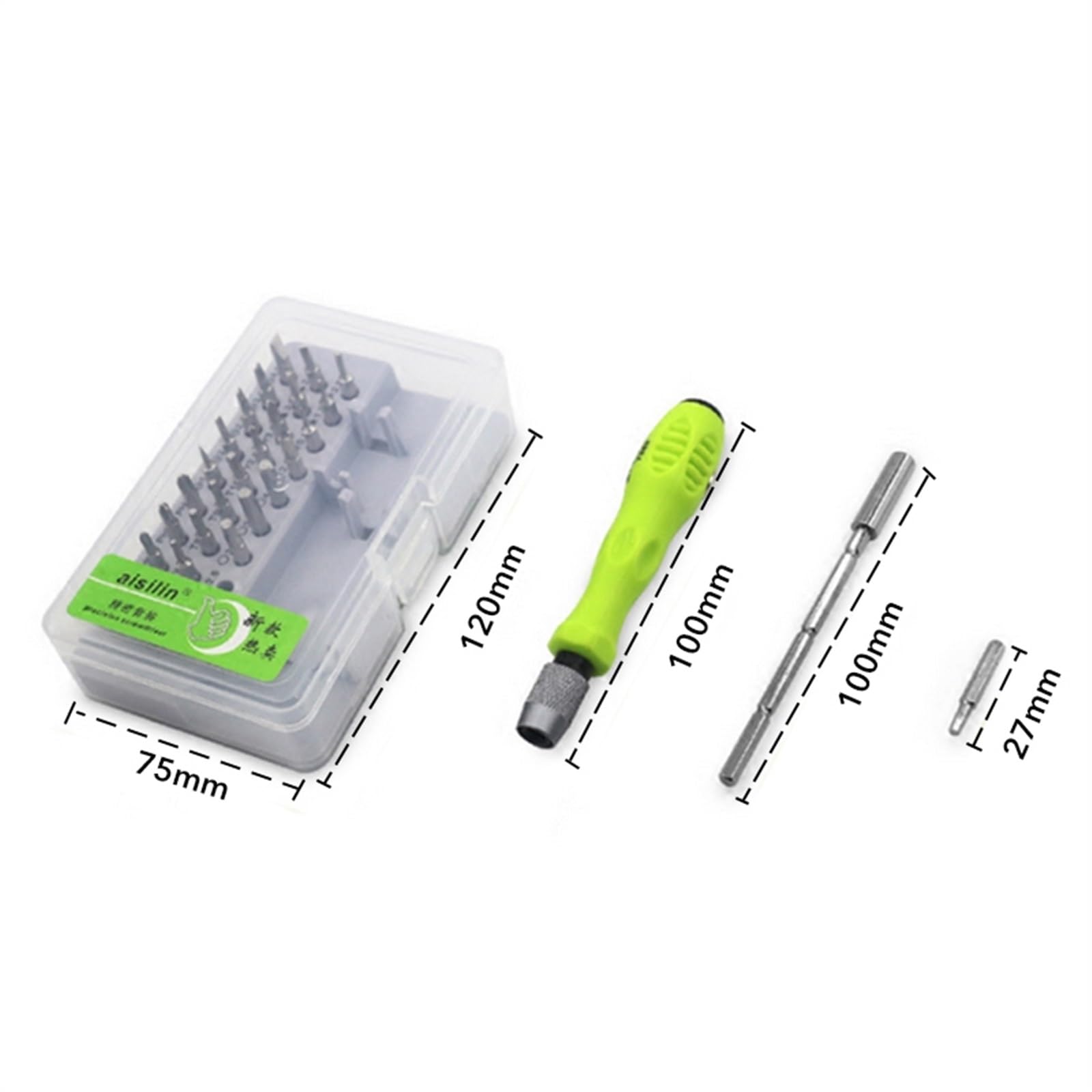 Kit D'outils Jeu de Tournevis Multifonctions 32 en 1 Outil de réparation numérique pour téléphone Portable Ensembles d'outils(32Pcs)