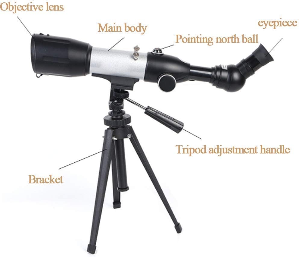 NDRFAWY望遠鏡、高倍率望遠鏡、高精細天体単眼鏡 三脚とファインダー付き 子供初心者向け