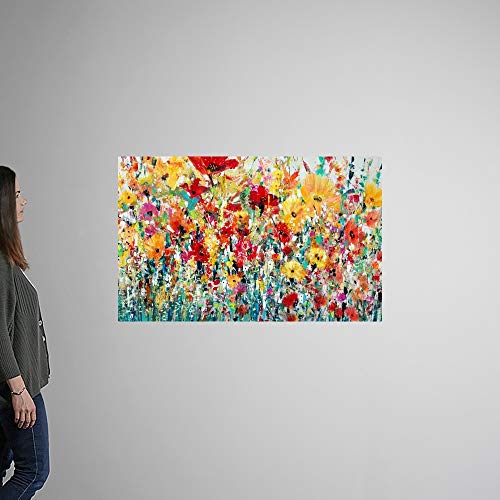 Greatbigcanvas Bright And Bold Flowers By Tim O’toole, Unframed Fine Art Print – Floral Home Wall Décor For Bedroom – Botanical Painting For Living Room Or Bathroom, 48"X30" #TOP1