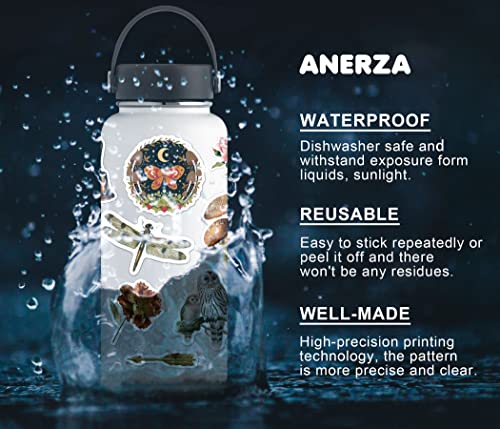 Anerza 300 Pcs Vintage Stickers, Aesthetic Stickers For Scrapbook Journaling Water Bottles Laptop, Scrapbooking Supplies Kit, Cottagecore Waterproof Vinyl Bullet Junk Journal Stickers For Adults Teens #TOP2
