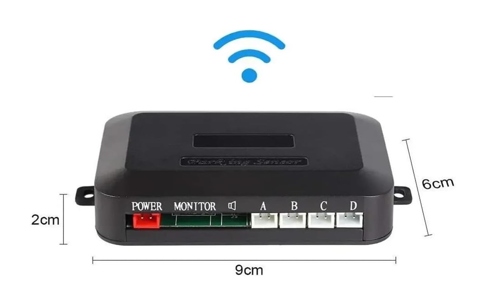 Sensore Di Assistenza Al Parcheggio Set Sensori Parcheggio Radar Retromarcia Posteriori Auto Display LCD 4 Sonde Allarme Acustico 65 DB Rilevatore Monitoraggio Parktronic Backup(Argento)